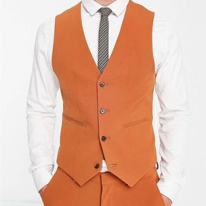 ASOS design Vest in Tabacco - size 40